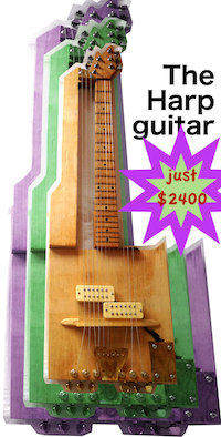 Swoopy Harp Guitar